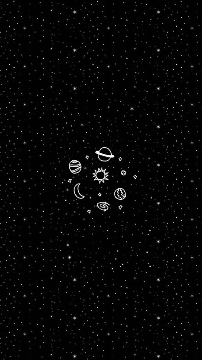 黑色星空宇宙H5背景高清