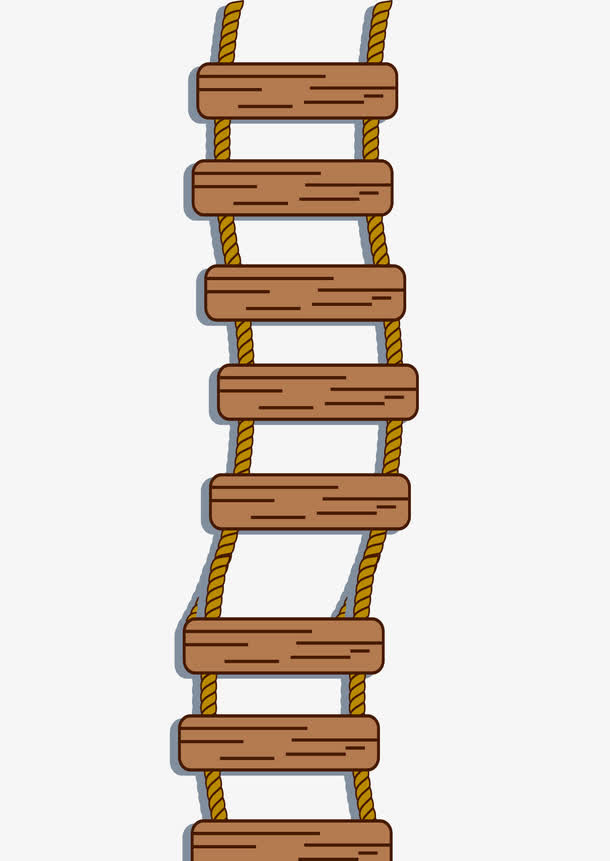 软绳木梯免抠