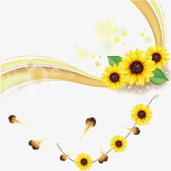 秋菊边框免抠