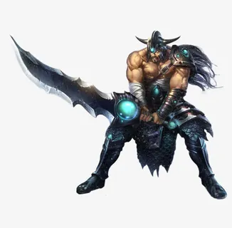 英雄联盟蛮王游戏原画免抠