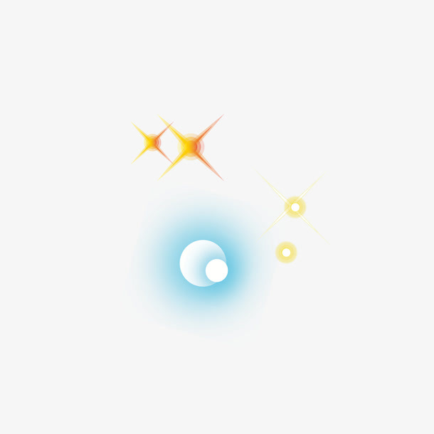 可爱星光笔刷免抠