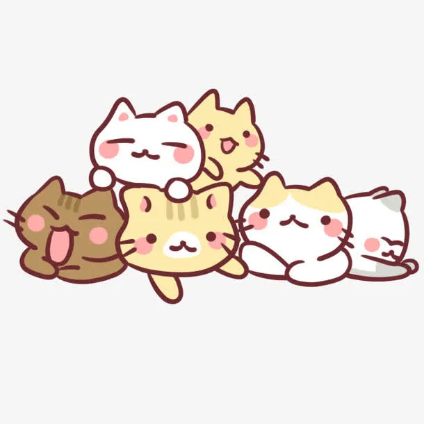 一群可爱的小猫免抠