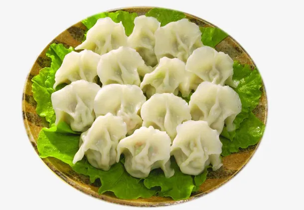 冬至中式美食饺子免抠