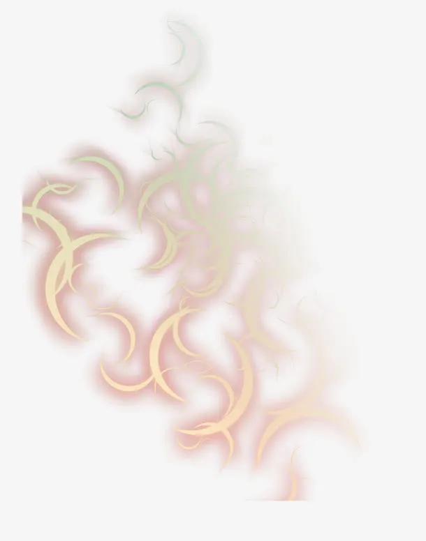 月牙光效免抠
