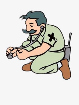帅气的医护人员免抠