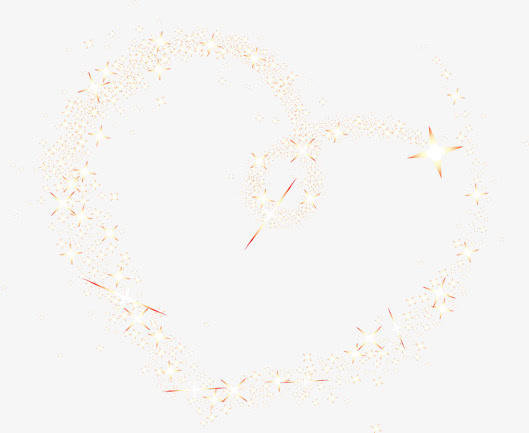 烟花组成的爱心免抠