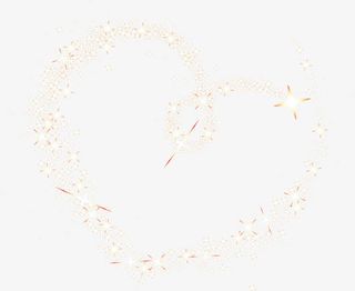 烟花组成的爱心免抠