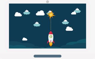 深蓝色电子游戏开发总结汇报免抠