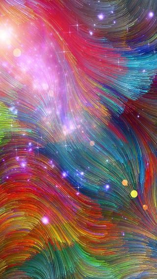 渐变红色蓝色彩色线条曲线H5背景素材高清