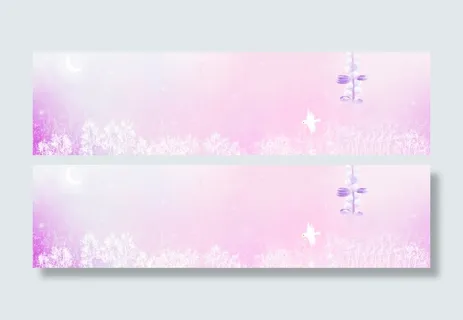 粉色樱花小鸟背景banner 粉色樱花小鸟背景banner