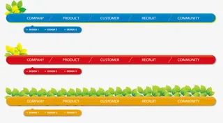 网站标题栏免抠