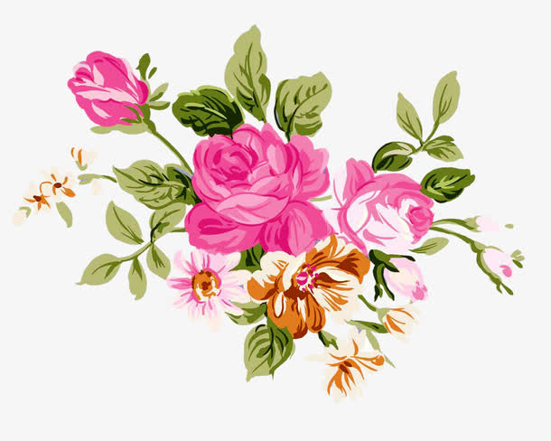 玫瑰花簇免抠