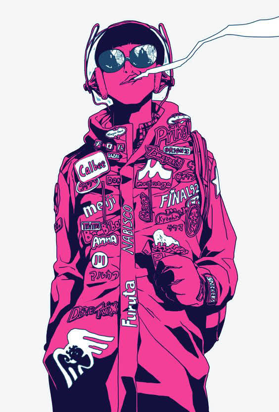 嘻哈涂鸦人物免抠