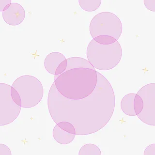 粉色唯美底纹圈圈免抠