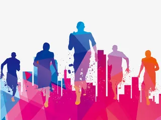 高考冲刺手绘素材免抠