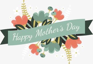 小清新手绘插图三八节快乐装饰插免抠