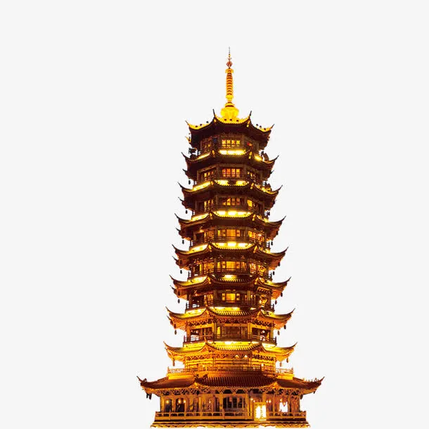 黄金宝塔免抠