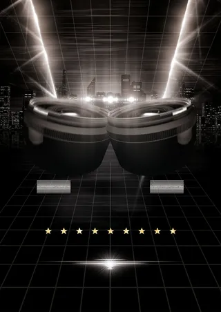 黑色炫酷音响夜店派对光晕背景高清