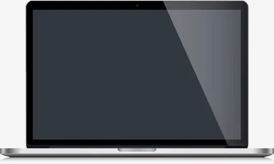 笔记本电脑装饰免抠