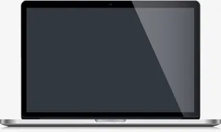 笔记本电脑装饰免抠