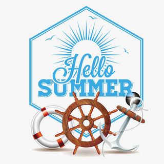 矢量夏日来临免抠