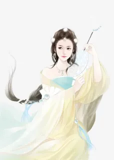 古风女子立绘免抠