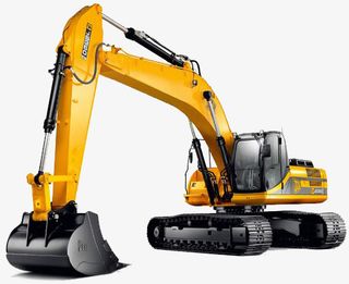 重型挖掘机免抠素材免抠