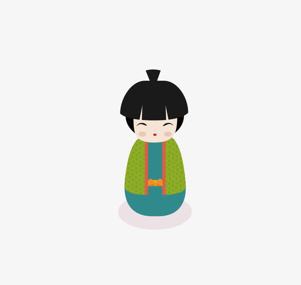 和服娃娃5免抠
