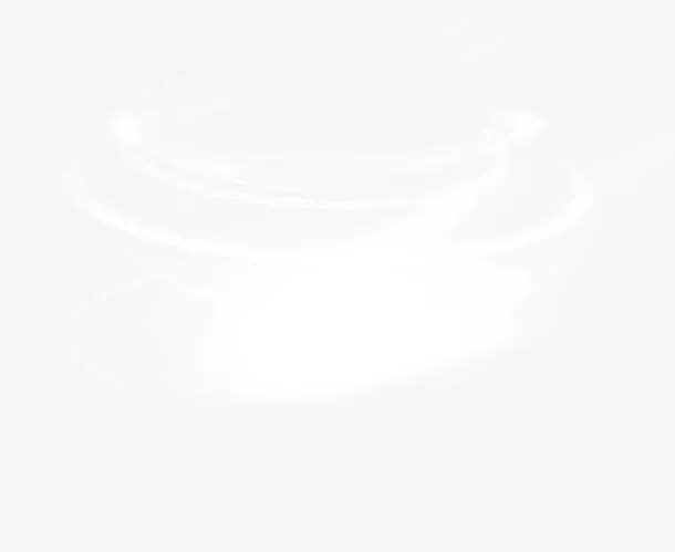 白色清新旋风效果元素免抠