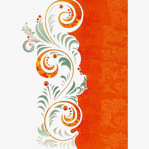 精美祥云底纹小说腰封免抠