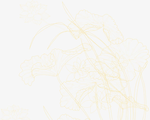 浅色荷叶免抠