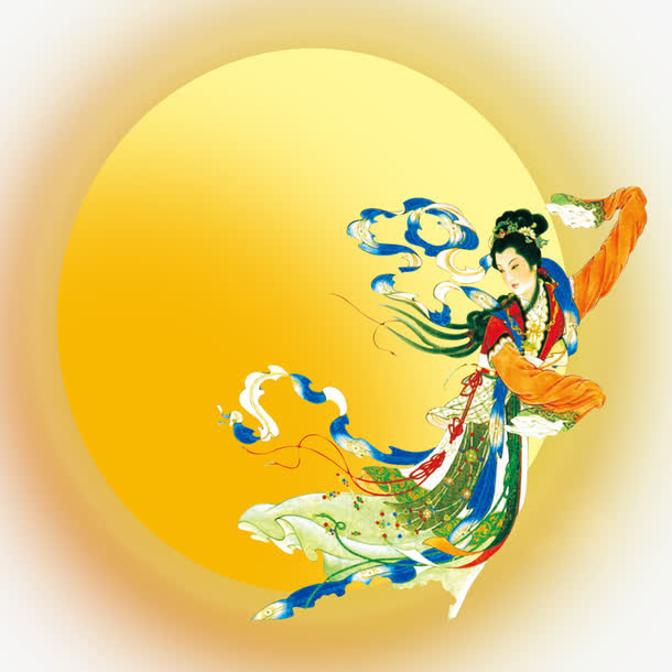 嫦娥奔月免抠
