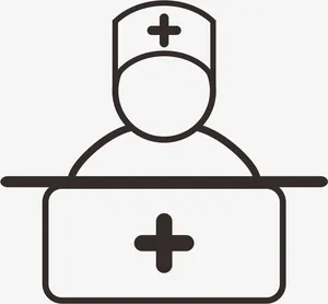 导诊台图标医生问诊免抠图标元素