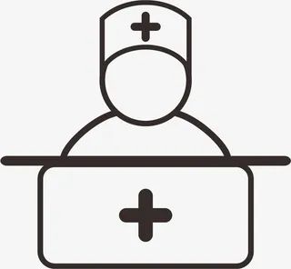 导诊台图标医生问诊免抠图标元素
