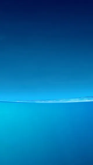 风景蓝色渐变水面H5背景素材高清