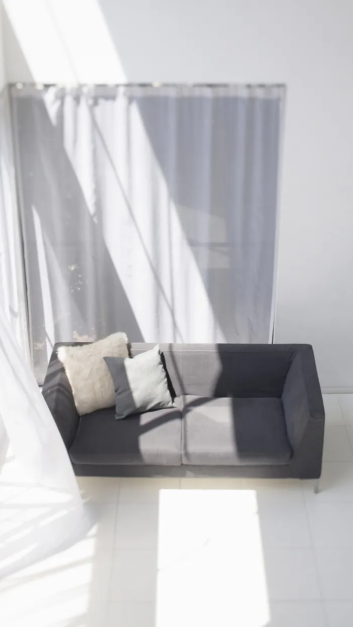 白色客厅H5背景素材高清