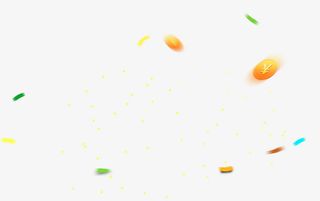 金币漂浮元素免抠