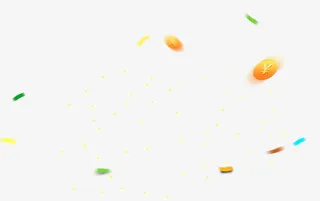 金币漂浮元素免抠