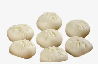 手绘白色面包免抠