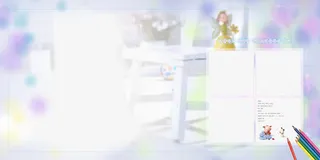 铅笔插图照片边框模板元素免抠