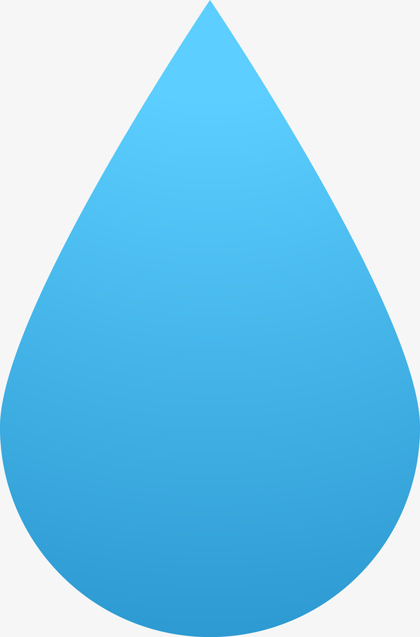 卡通蓝色眼泪png图免抠