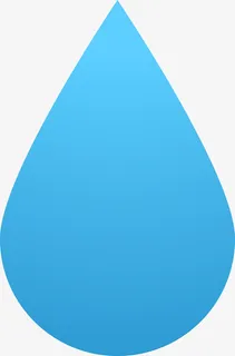 卡通蓝色眼泪png图免抠