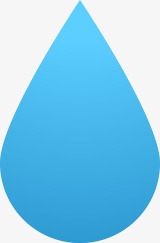 卡通蓝色眼泪png图免抠