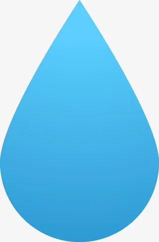 卡通蓝色眼泪png图免抠