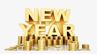 2017新年海报素材祝贺免抠