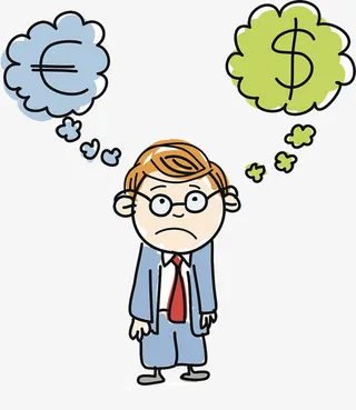 思绪混乱的男士免抠