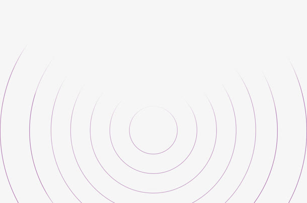 信号同心圆波纹特效免抠