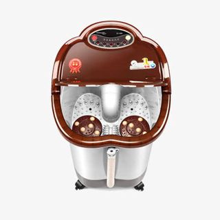 电动按摩加热泡脚盆深桶足浴器免抠