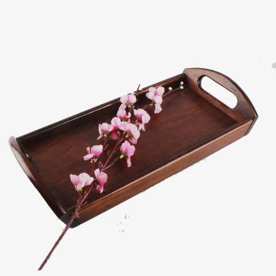 托盘和桃花免抠