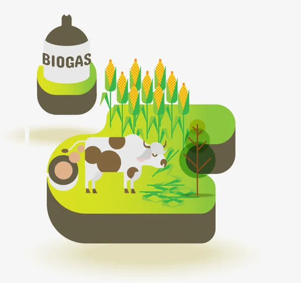 小清新绿色草地免抠